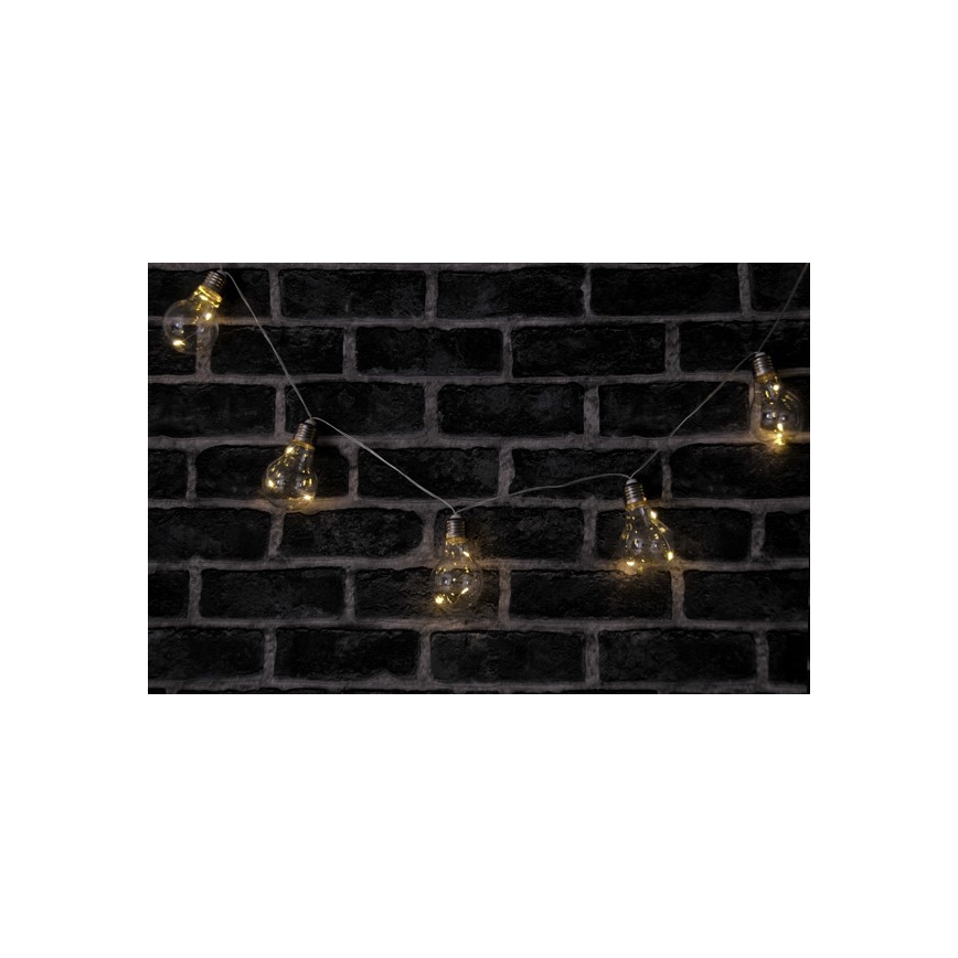 LED Декоративни лампички SMOLDER 2.1м 10xLED/2xAA