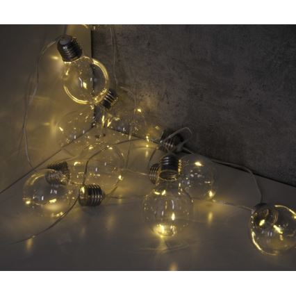 LED Декоративни лампички SMOLDER 2.1м 10xLED/2xAA