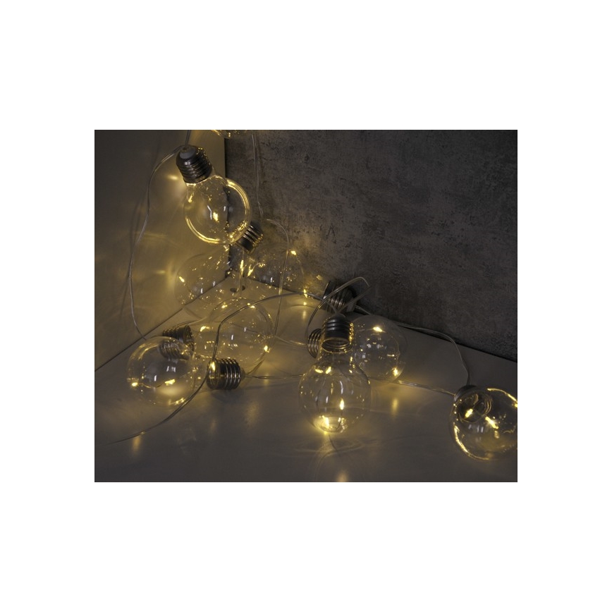LED Декоративни лампички SMOLDER 2.1м 10xLED/2xAA