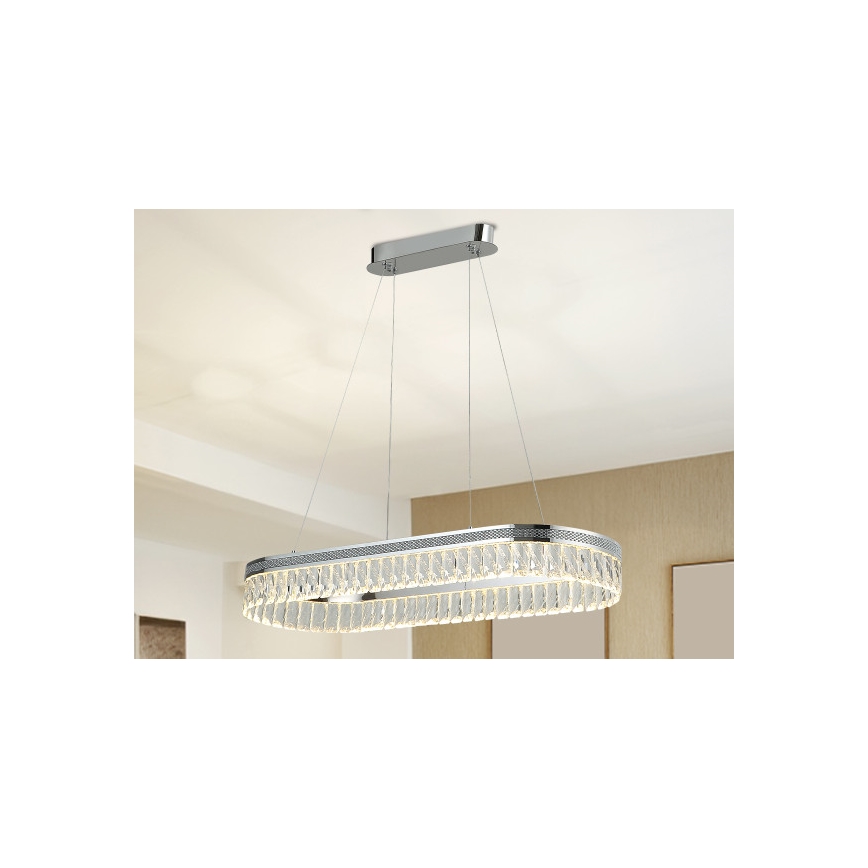 LED димируем кристален полилей на кабел THALIA LED/50W/230V 3000-6000K + дистанционно управление