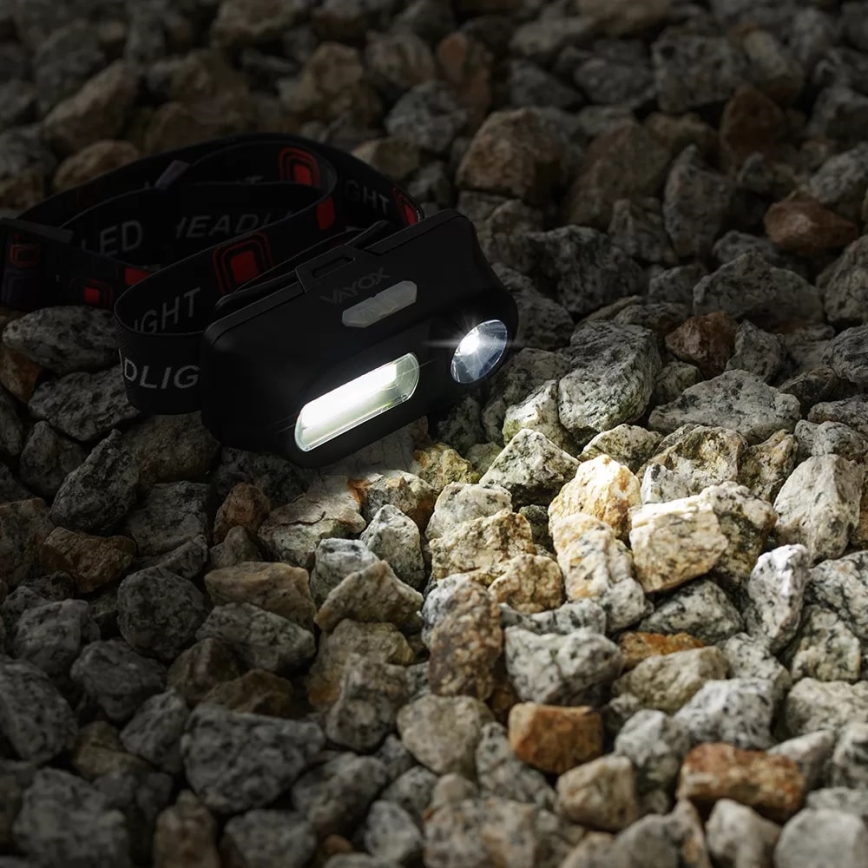 LED Димируем акумулаторен челник 2xLED/5V IP44 210 лъскав 2000 mAh