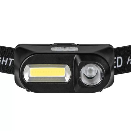 LED Димируем акумулаторен челник 2xLED/5V IP44 210 лъскав 2000 mAh