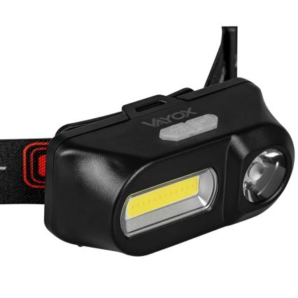 LED Димируем акумулаторен челник 2xLED/5V IP44 210 лъскав 2000 mAh