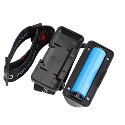 LED Димируем акумулаторен челник 2xLED/5V IP44 210 лъскав 2000 mAh