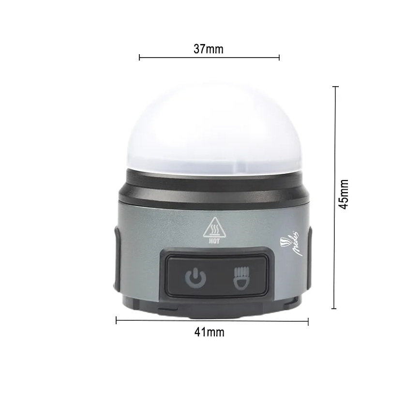 LED Димируем акумулаторен челник LED/8W/5V IP42 210 lm 800 mAh
