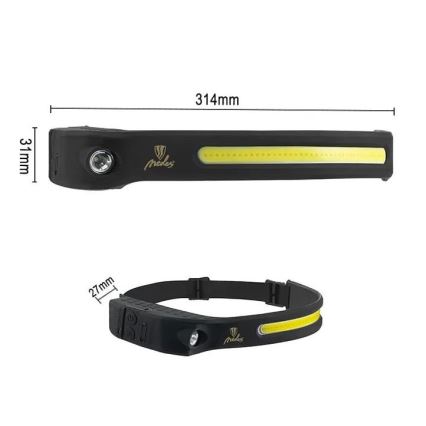 LED Димируем акумулаторен челник със сензор LED/8W/5V IP44 570 lm 2000 mAh