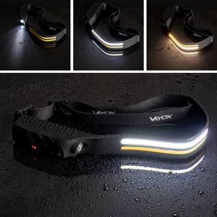 LED Димируем акумулаторен челник със сензор 3xLED/5V IP44 300 лъскав 1200 mAh