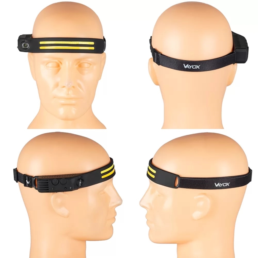 LED Димируем акумулаторен челник със сензор 3xLED/5V IP44 300 лъскав 1200 mAh