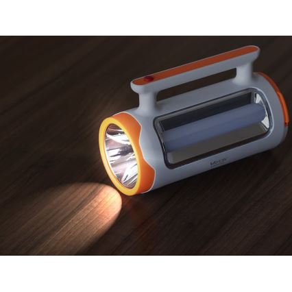 LED Димируем акумулаторен фенер 2в1 с функция за зареждане LED/5W/230V 3500 mAh
