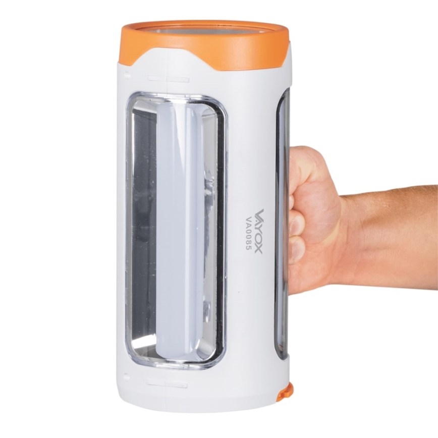 LED Димируем акумулаторен фенер 2в1 с функция за зареждане LED/5W/230V 3500 mAh