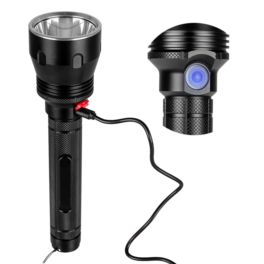 LED Димируем акумулаторен фенер LED/20W/5V IPX5 1570 лъскав 8400 mAh