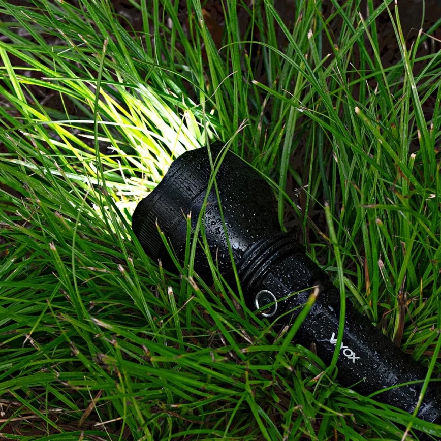 LED Димируем акумулаторен фенер LED/20W/5V IPX5 1900 лъскав 5000 mAh