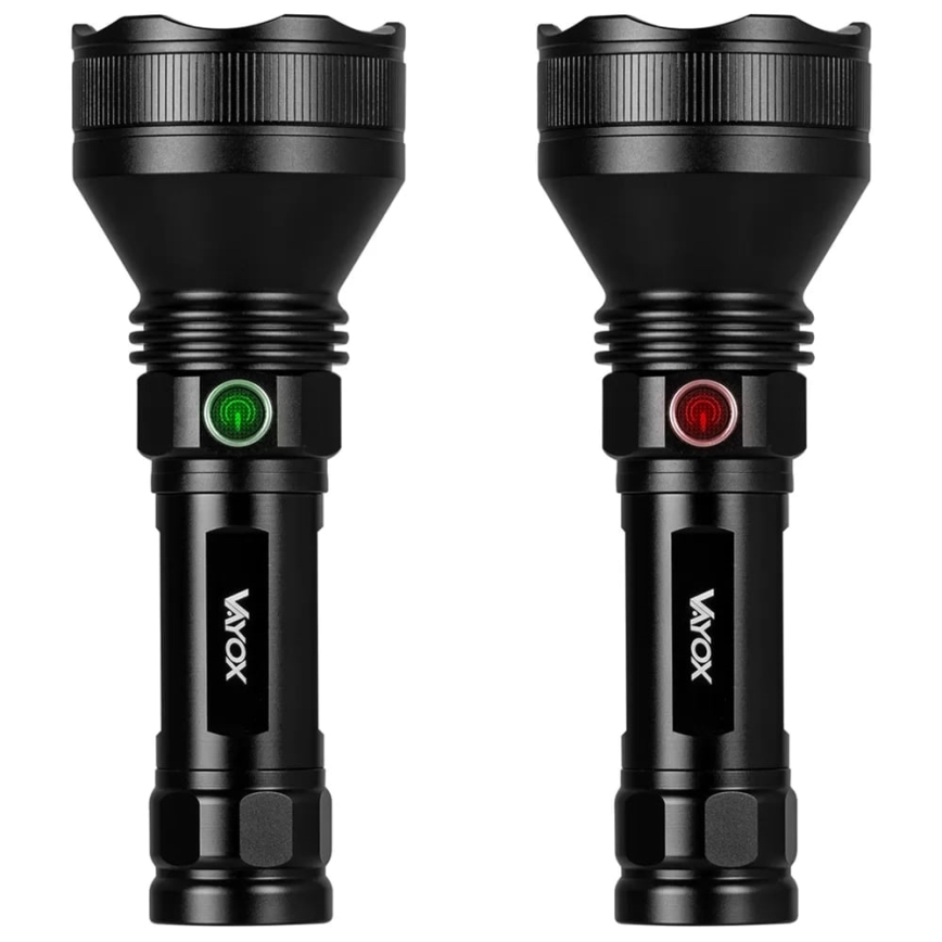 LED Димируем акумулаторен фенер LED/20W/5V IPX5 1900 лъскав 5000 mAh