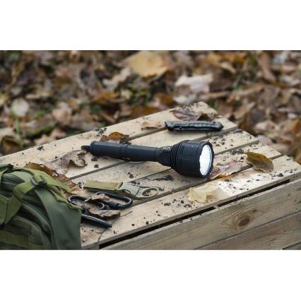 LED Димируем акумулаторен фенер LED/30W/5V IPX7 3000 лъскав 8400 mAh