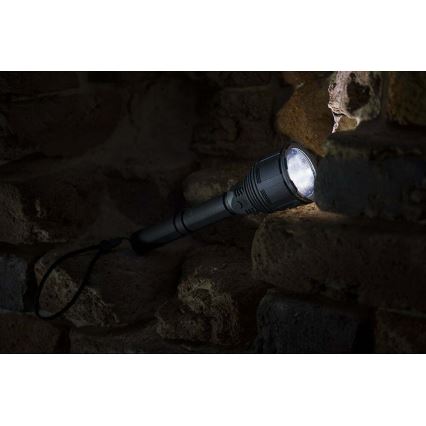 LED Димируем акумулаторен фенер LED/30W/5V IPX7 3000 лъскав 8400 mAh
