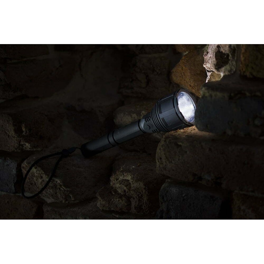 LED Димируем акумулаторен фенер LED/30W/5V IPX7 3000 лъскав 8400 mAh