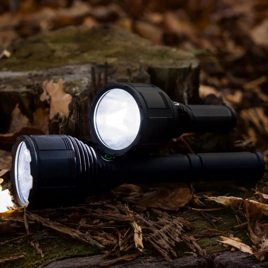 LED Димируем акумулаторен фенер LED/30W/5V IPX7 3000 лъскав 8400 mAh