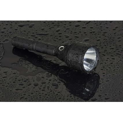 LED Димируем акумулаторен фенер LED/30W/5V IPX7 3000 лъскав 8400 mAh
