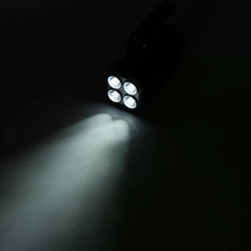 LED Димируем акумулаторен фенер LED/5V IPX4 250 лъскав 1200 mAh
