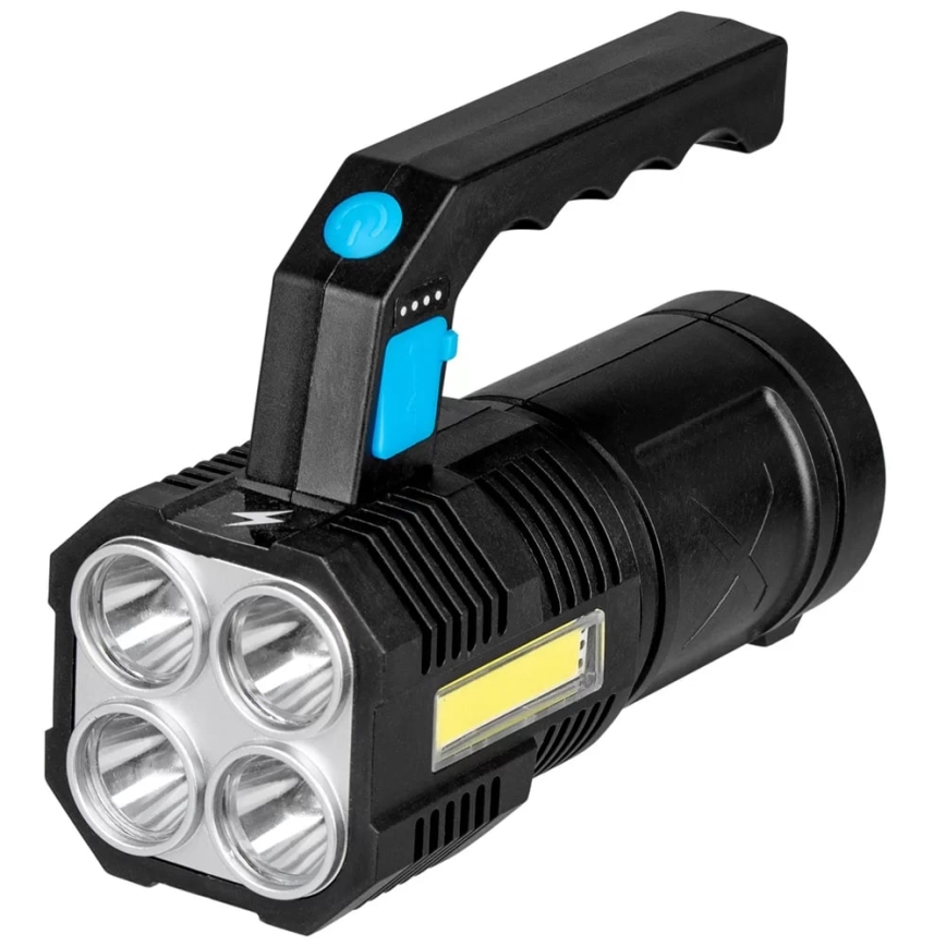 LED Димируем акумулаторен фенер LED/5V IPX4 250 лъскав 1200 mAh