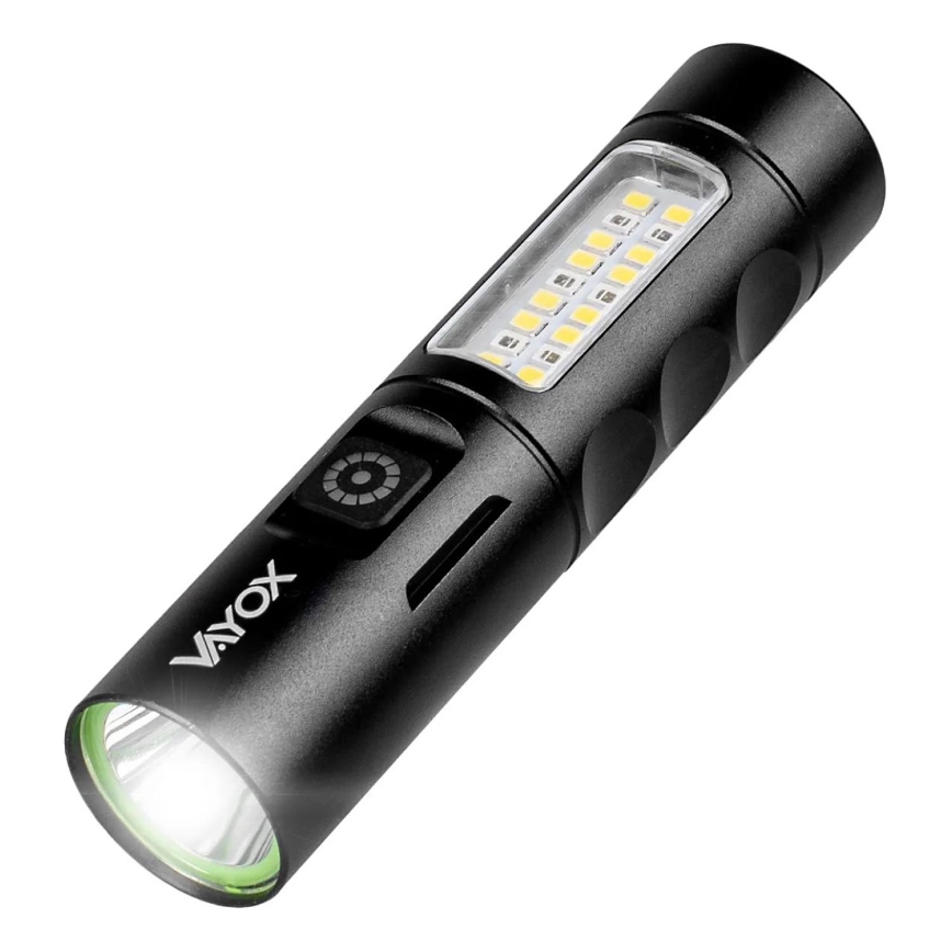 LED Димируем акумулаторен фенер с червена светлина LED/5W/5V IPX4 250 лъскав 2000 mAh