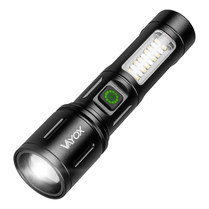 LED Димируем акумулаторен фенер с червена светлина LED/5W/5V IPX4 260 лъскав 2000 mAh