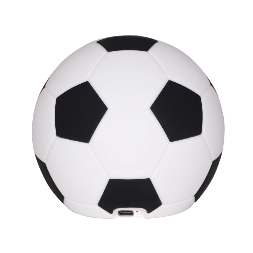 LED Димируем детски докосване лампа FOOTBALL LED/2W/5V USB 1200 mAh бял/черен
