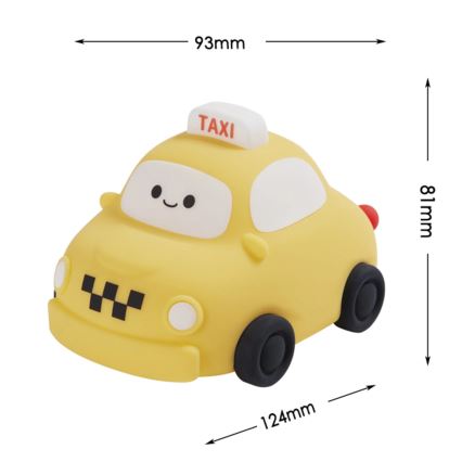 LED Димируем детски докосване лампа TAXI LED/1W/5V USB 1200 mAh taxi жълти