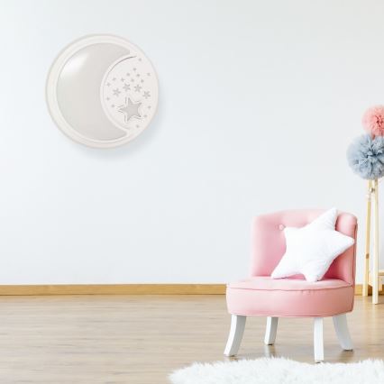 LED Димируем детски плафон NOTTE LED/40W/230V + дистанционно управление