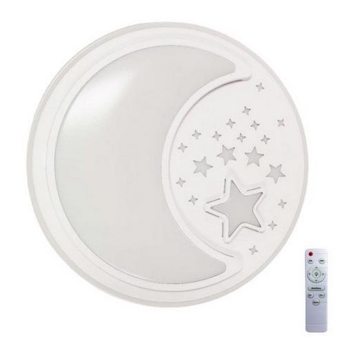 LED Димируем детски плафон NOTTE LED/40W/230V + дистанционно управление