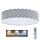 LED Димируем детски плафон SMART GALAXY KIDS LED/24W/230V 3000-6500K звезди сив/бял + дистанционно