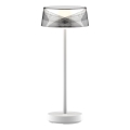 LED Димируем докосване екстериорен настолна лампа CASABLANCA LED/3,4W/5V USB 3600 mAh IP44 бял