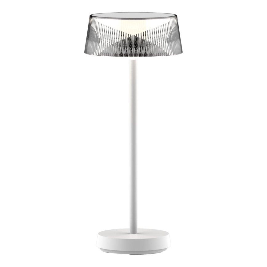 LED Димируем докосване екстериорен настолна лампа CASABLANCA LED/3,4W/5V USB 3600 mAh IP44 бял