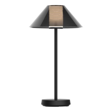 LED Димируем докосване екстериорен настолна лампа SERENGETI LED/3,4W/5V USB 3600 mAh IP44 черен