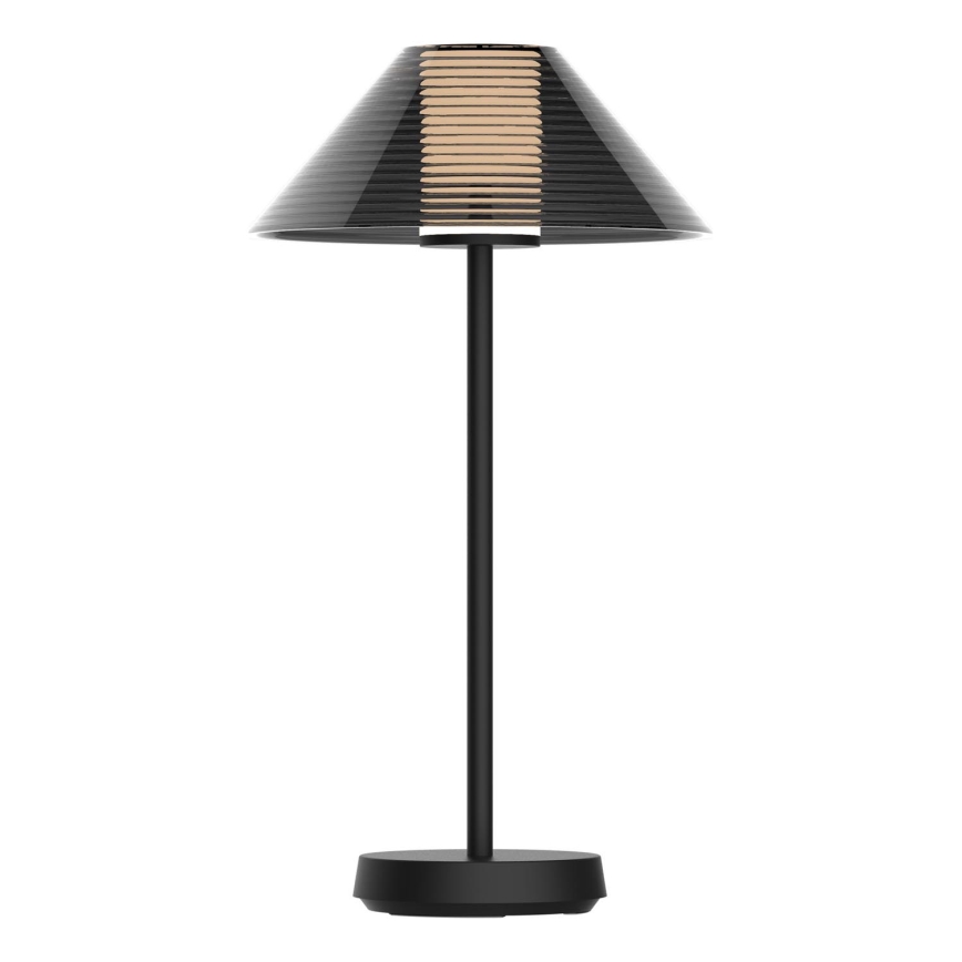 LED Димируем докосване екстериорен настолна лампа SERENGETI LED/3,4W/5V USB 3600 mAh IP44 черен