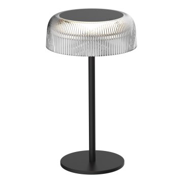 LED Димируем докосване екстериорен настолна лампа TRYPOLIS LED/2W/5V USB 1800 mAh IP44 черен