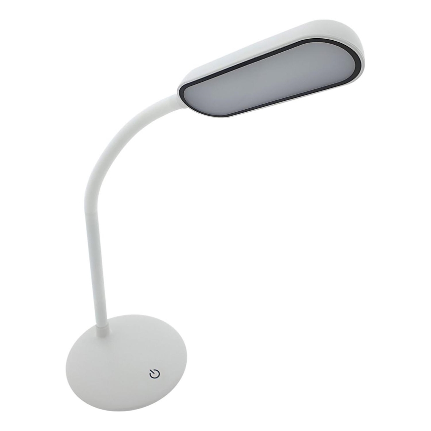 LED Димируем докосване гъвкав настолна лампа LED/6W/5V USB 1200 mAh бял
