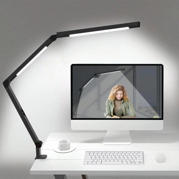LED Димируем докосване гъвкав настолна лампа POINTIQ LED/12W/230V 3000/4000/5000/6500K CRI 92 черен