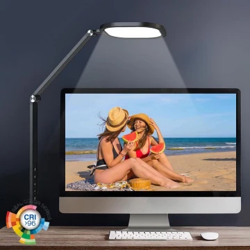 LED Димируем докосване гъвкав настолна лампа POINTIQ LED/15W/230V 3000-6500K CRI 96 черен
