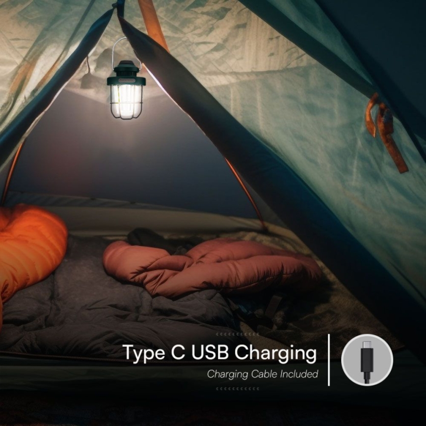 LED Димируем екстериорен pendant rechargeable лампа LED/5W/5V 2700-6500K IP44