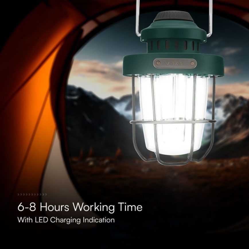 LED Димируем екстериорен pendant rechargeable лампа LED/5W/5V 2700-6500K IP44