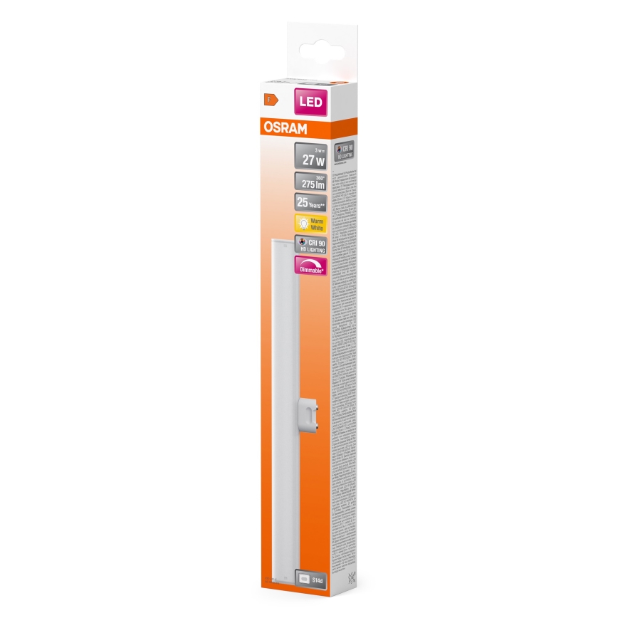 LED Димируем флуоресцентен тръба S14d/3W/230V 2700K 30 см CRI 90 - Osram