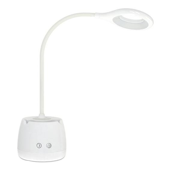 LED Димируем гъвкав акумулаторен настолна лампа LUSIA LED/5W/5V 3000/4000K 1200 mAh бял