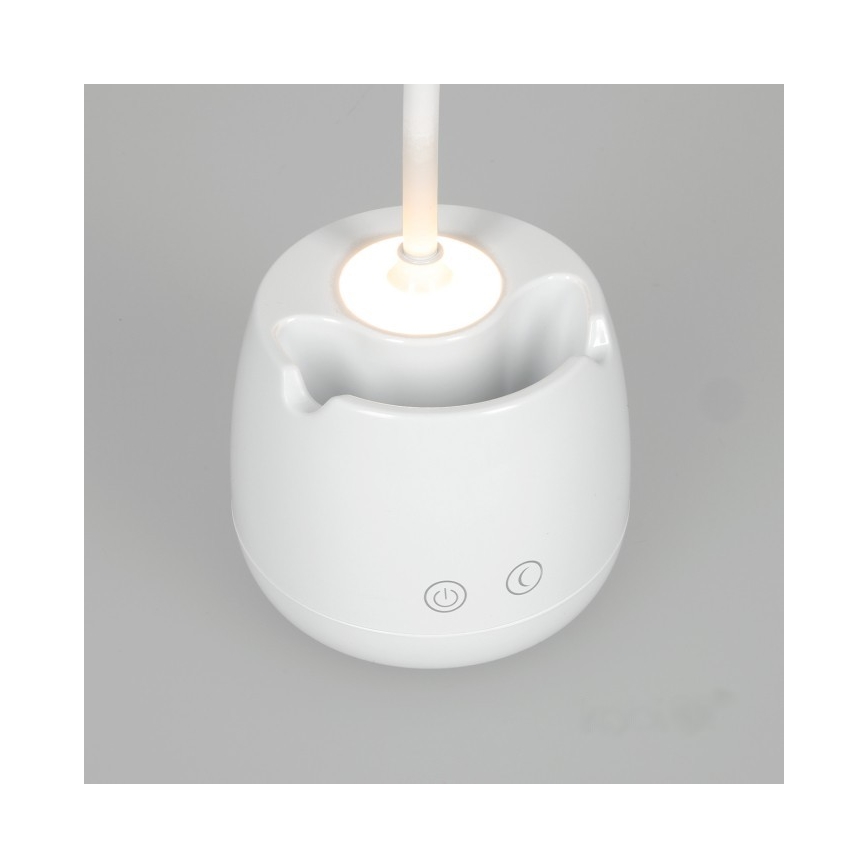 LED Димируем гъвкав акумулаторен настолна лампа LUSIA LED/5W/5V 3000/4000K 1200 mAh бял