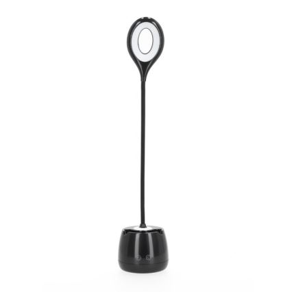 LED Димируем гъвкав акумулаторен настолна лампа LUSIA LED/5W/5V 3000/4000K 1200 mAh черен
