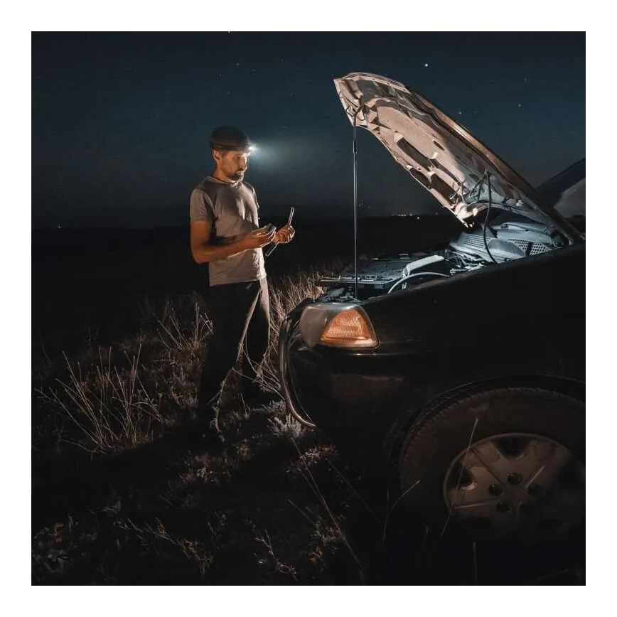 LED Димируем headlamp със сензор GP DISCOVERY CHW54 LED/3xAAA IPX5