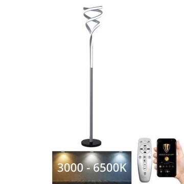 LED Димируем лампион LED/50W/230V 3000-6500K сив + дистанционно управление