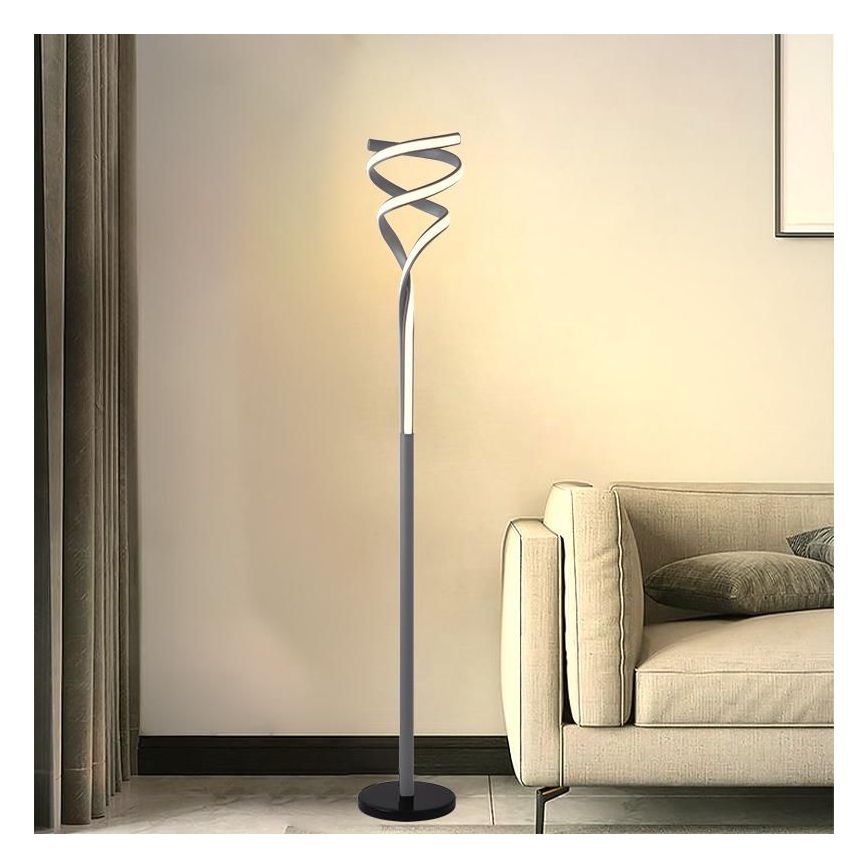 LED Димируем лампион LED/50W/230V 3000-6500K сив + дистанционно управление