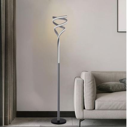 LED Димируем лампион LED/50W/230V 3000-6500K сив + дистанционно управление