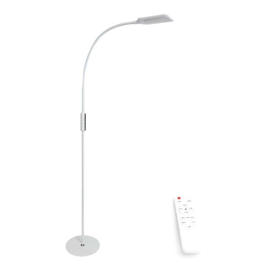 LED Димируем лампион LED/9W/230V 3000-6500K бял + дистанционно управление